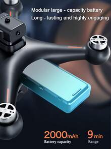 CASRRA S116 遥控航拍无人机配备升级版遥控器屏幕。配备高清电子可调摄像头和无刷电机，续航更持久。拍摄视频和照片，记录美好生活。 - 白色 - 查看 7