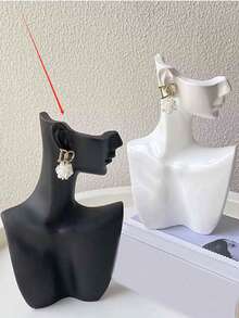 1个创意欧式树脂模特头首饰展示架，适合日常收纳耳环、项链、吊坠和其他女士配饰，可用于客厅或床头装饰，时尚美观，是晴天和旅行的理想之选，非常适合女性收纳、旅行和宿舍整理。 - 彩色 - 查看 13