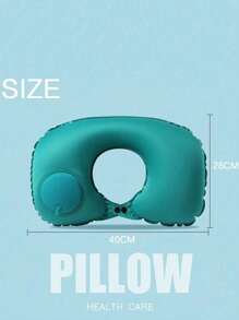 Travel Washable Neck Cushion Pillow Inflatable Air Blow Up Travel Pillow Airplane Inflatable Neck Pillow Travel Accessories Comfortable Sleep Pillows Camping Portable Outdoor Sleeping Bag Pillow Stonego Life Supplies