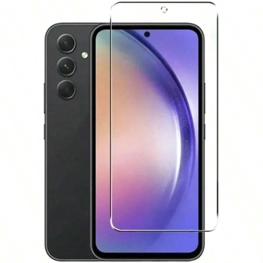 1 Pack Compatible With Samsung Galaxy A03 A04 A05 A13 A14 A15 A16 A23 A24 A25 A26 A34 A35 A36 A54 A55 A56 S23 FE S24 FE 5G Tempered Glass Screen Protector, Scratch-Proof, Bubble-Free,HD Transparent, 9H Hardness,Bubble Free,Case Friendly