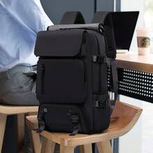 Large Capacity Travel Backpack With Shoe Cabinet, Stylish Travel Commuting Bag, 16 Inch Business Laptop Backpack, Outdoor Hiking And Camping Backpack, Multifunctional Three In One Handbag/Multifunctional Messenger Bag, EU Local Warehouse - 灰色 - 查看 3