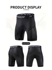 X-TIGER Herren Radunterhose mit 5D Polsterung, Sportfahrrad/MTB Liner Shorts mit rutschfesten Beingriffs