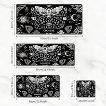 飞蛾图案鼠标垫（1个装） - 防滑缝边桌面垫 | 橡胶底座 | 光滑表面 | 适用于游戏和办公 | 多种尺寸可选，学习用品，返校季桌面配件，办公用品，桌面配件，鼠标垫，桌面鼠标垫 - 彩色 - 查看 11