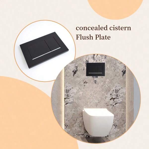 Geeignet für Geberit Sigma30 Unterputz-Toilettenspültaste, Dual-Taste-Platte, einfach zu reinigen und zu installieren