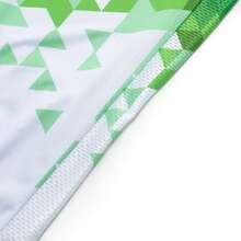 ETIXXL Men'S Quick-Dry Cycling Jersey With Rear Pocket - Breathable, Moisture-Wicking MTB Shirt For Biking & Riding, Geometric Design, Short Raglan Sleeves, Zip Placket, All-Season Sports Top, Cycling Apparel|Geometric Pattern Shirt|Breathable Fabric