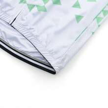 ETIXXL Men'S Quick-Dry Cycling Jersey With Rear Pocket - Breathable, Moisture-Wicking MTB Shirt For Biking & Riding, Geometric Design, Short Raglan Sleeves, Zip Placket, All-Season Sports Top, Cycling Apparel|Geometric Pattern Shirt|Breathable Fabric