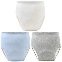 6件柔软训练裤，透气可洗幼儿训练裤，四季皆宜，混色，送给男宝宝和女宝宝的理想礼物，针织面料，防漏，布尿布替代品