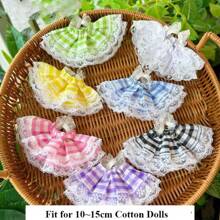 10~15cm娃娃可爱公主裙娃娃衣服配饰时尚连衣裙裙子装饰偶像娃娃配饰（不含娃娃）﻿