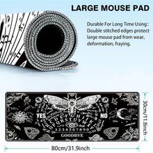 飞蛾图案鼠标垫（1个装） - 防滑缝边桌面垫 | 橡胶底座 | 光滑表面 | 适用于游戏和办公 | 多种尺寸可选，学习用品，返校季桌面配件，办公用品，桌面配件，鼠标垫，桌面鼠标垫 - 彩色 - 查看 9