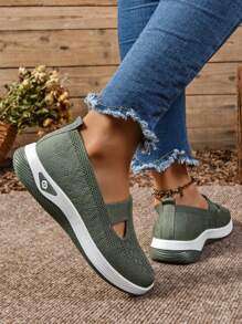 Women's Breathable Casual Commuter Shoes, 2025 New Arrivals, Lightweight Soft Thick Sole Casual Shoes For Women, All Season