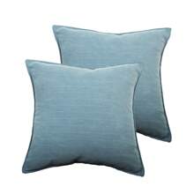 2pcs Creamy Snowflake Herringbone Throw Pillow Covers, Soft & Breathable Square Cushion Covers, Polyester Fiber Material, Size Options: 40x40cm, 45x45cm, 50x50cm, Minimalist Herringbone Pattern Creates A Cozy Atmosphere, Suitable For Home Decor In Living Room And Bedroom, No Pillow Inserts.
