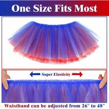 Adult Tutu Skirts 5 Layered - Halloween & 80s Style Tulle Skirt For Women - 玫紅色 - 查看 11