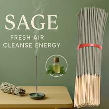 20/50/126pcs White Sage Smudge Sticks, 8.66 Inches, Refreshing Air, Suitable For Yoga & Meditation, Purify Spiri, Eliminate Negative Energy