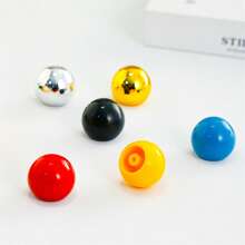 6 Stücke/Set kreative Kunststoffformteile, vielseitig einfache UV-beschichtete Perlen, Tischdekoration, Auto-Deko-Ornamente