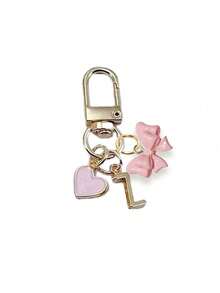 个性化心形吊饰，带有姓名首字母和礼物留言/情书 | 心形钥匙扣配件 | 定制包袋吊坠 | 礼物，蝴蝶结配饰，钥匙扣，独特的手机配件，简约设计，适用于女士钱包和手机配件，赠送给朋友，家人，女朋友，户外配饰，派对配饰，礼品，纪念品，女士包袋吊坠，汽车吊坠，女士女孩礼物，返校礼物 - 彩色 - 查看 20