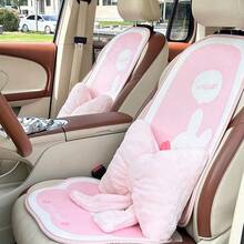 1PC Pink Bow Pillow Car Interior Seat Decoration, Cute And Comfortable Car Neck Pillow Plush Warm Bow Seat Waist Pillow Pillow Pillow, Home Pink Bow - 彩色 - 查看 4