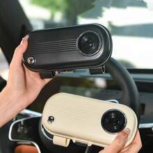 1pc Multifunctional Car Sunglasses Holder, Stylish Eyeglasses Storage Box For Sun Visor, Versatile Organizer Clip For Easy Access, Perfect For Road Trips, Daily Commutes, And Outdoor Adventures, Keep Your Sunglasses And Within Reach, Ideal Gift For Car Enthusiasts And Fashion Lovers, Enhance Your Driving Experience With This Essential Accessory