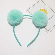 1pc Girls Pompom Decor Cute Headband For Party
