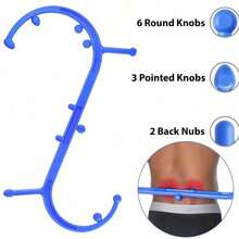 Body Back Buddy Trigger Point Deep Therapy Self Massage Tool S Shape UK - 1 - View 4