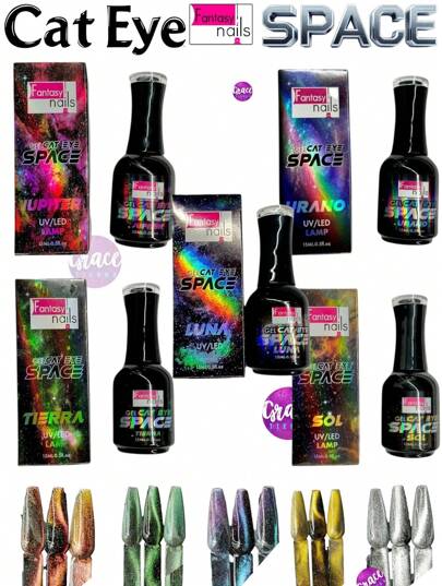 Gel Cat Eye Ojo de Gato Space Fantasy Nails 15ml para uñas