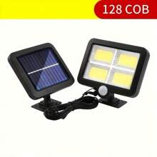 128COB Solar Wall Light