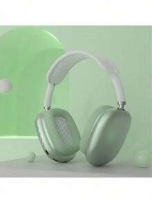 P9 Bluetooth Headphones With Active Noise Cancelling (ANC), Hi-Fi Stereo Sound, 35-Hour Battery Life And Built-In Microphone - Wireless, Lightweight And Comfortable - màu xanh lá - Xem 5