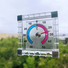 Indoor Outdoor Thermometer Set, -50°C To 50°C, Battery Free, Suitable For Outdoor Or Indoor Installation, Can Be Hung On Glass Window Or Wall, Also Suitable As Gift For Friends