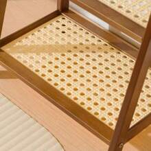 1pc Imitation Rattan Cup Holder, Double-Layer Desktop Water Cup Holder, Dormitory Kitchen Organizing Rack