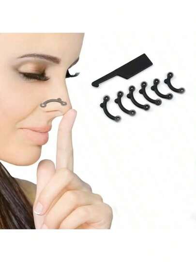 3 pares de herramientas para levantar la nariz, clip formador de nariz, clip nasal invisible, herramienta de belleza para la rinoplastia