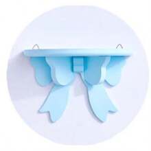 1 Peça Prateleira de Armazenamento Decorativa de Parede para Quarto, Ornamento de Parede Suspenso, Peça de Acessório de Laço Fofo para Quarto de Meninas