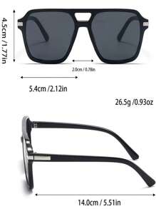 1 Pair Fashion Women's Aviator Fashion Glasses. Suitable For Parties, Birthday Gatherings, Outings, Driving, Beach Vacations, Festivals, Women Accessories