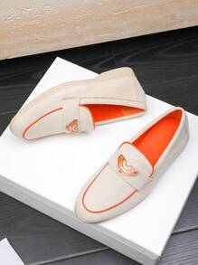 女式平底乐福鞋，低帮，酒红色，安哥拉红色，亮红色，蓝色，海军蓝，2025 年秋冬新款休闲软底一脚蹬牛津鞋，工作鞋，加大码 41-43