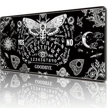 飞蛾图案鼠标垫（1个装） - 防滑缝边桌面垫 | 橡胶底座 | 光滑表面 | 适用于游戏和办公 | 多种尺寸可选，学习用品，返校季桌面配件，办公用品，桌面配件，鼠标垫，桌面鼠标垫 - 彩色 - 查看 2