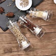 Manual Pepper Grinder, Peppercorn, Sea Salt & Spice Condiment Grinder