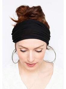 Tobeffect Knotted Headbands For Women African Boho Paisley Printed Bandanas Wide Hairband Head Bands For Women's Hair Thick Large Head Wraps Turbans Hair Accessories