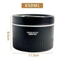 Cutie de prânz Bento din oțel inoxidabil cu 4 straturi, capacitate mare, cu capac și geantă, recipient încălzitor potrivit pentru cuptorul cu microunde, 1 set cutie de prânz termică reutilizabilă, etanșă, pentru adulți/studenți/angajați la birou/picnicuri și camping, potrivită pentru supă/mâncare/fructe