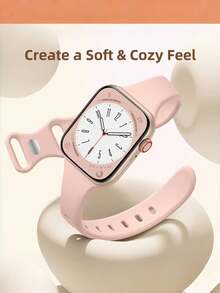 6 条装运动曲线设计表带 - 修身透气硅胶，男女通用 | 多色渐变套装 | 父亲节礼物 | 兼容 Series 10/9/8/7/6/SE/SE2/Ultra 2 38mm/40mm/41mm/42mm/45mm/46mm/49mm