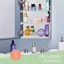 24 PCS Clear Plastic Drawer Organizer Set, 4 Sizes Desk Drawer Divider Organizers And Storage Bins For Makeup, Jewelry, Gadgets For Kitchen, Bedroom, Bathroom, Office - 透明25件套裝收納盒 - 查看 8