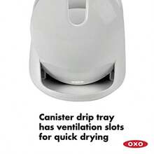 Good Grips Compact Toilet Brush Canister Gray87 - Gray - View 4