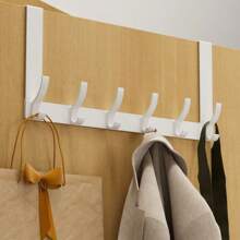 1pc 18cm Tall Over The Door Hanger With Hook, Easy To Install, No Need To Punch Holes Hanging Metal Over The Door Hanger, For Hats, Keys, Home Space Saving Storage, For Entrance, Bathroom, Bedroom, Home, Dormitory,His Comments, Hanging His Bag, Hangers, Interests, Relationships, Wall Shelves, Wall Hangers, Adhesives, Door Hooks, Wall Stickers, Comments