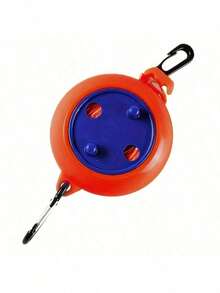 1pc 32ft Retractable Camping Clothesline, Portable Travel Drying Rope For Outdoor Camping Fishing, Laundry Hanging Rope - Multicolor - View 3