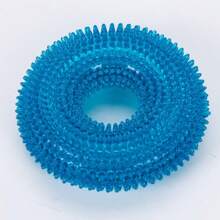 1 Pc Squeaky Interactive Dog Chew Toy, TPR Material For Teeth Cleaning, Multi-Color For Indoor And Outdoor Use