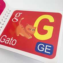 Lachilly Tarjetas didácticas en español para niños - Tarjetas didácticas de ABC 123 números en español para preescolar y jardín de infantes, herramienta de lenguaje infantil de doble cara, ayudas didácticas para la enseñanza en el hogar - Multicolor - Ver 6