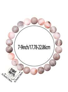 1Pc Cute Bracelets Dog Mom With Gift Card, Adorable Engraving Gift For Dog Lovers, Celebrations Dog Lover Birthday, Thanks You Gift, Durable Elastic Design, Ideal For Any Occasion