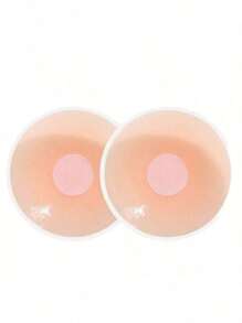 4pcs Silicone Nipple Cover Breast Petals, Invisible Liquid Nipple Cover Bra Adhesive, Reusable No Mark No Trace