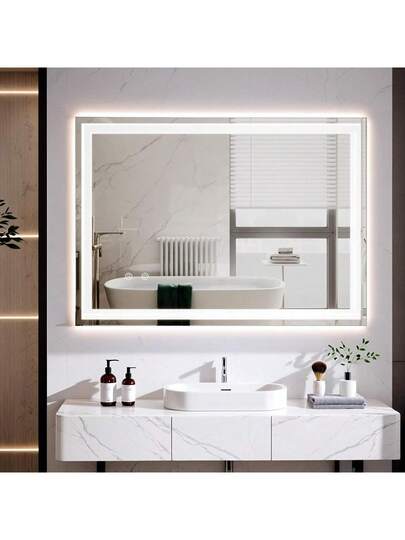 Bathroom Spiegel Lighting, LED Verlichting s, Dimmable, Tempered Glass Explosion Proof, Touch Switch, Memory Function, Fog Free,