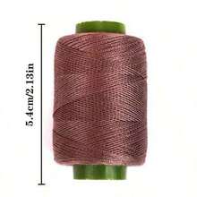 50卷装混色402号缝纫线，每卷约350米/137.8英寸，适用于DIY缝纫、针线活、十字绣，也适用于修补、手工缝纫、绗缝和缝纫机。 - 隨機顏色 - 查看 9