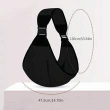 1pc Infant Carrier Wrap, Easy Front & Back Carry Design, Breathable Multi-Function Baby Carrier