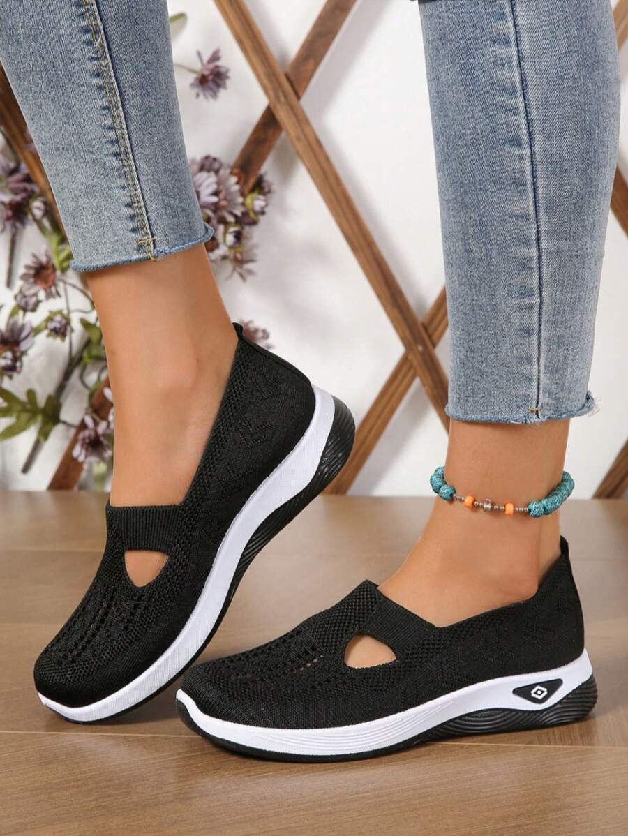 Women's Breathable Casual Commuter Shoes, 2025 New Arrivals, Lightweight Soft Thick Sole Casual Shoes For Women, All Season