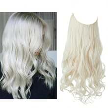 sintético Premium con extensiones de cabello con Clip, postizos de uso diario, pelo falso Ondulado Natural largo para mujer YXSU - 60 - Ver 13